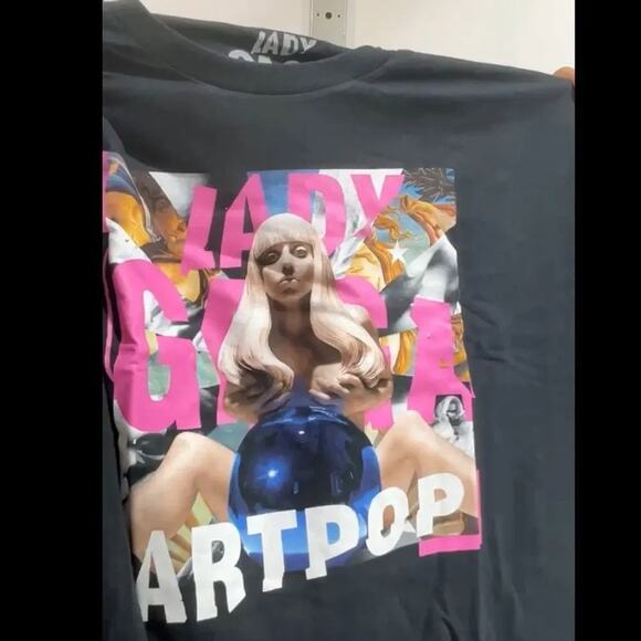 Lady Gaga Artpop Longsleeve Tracklist Tee Size 2X New w/o Tag Official Merch - Picture 5 of 6